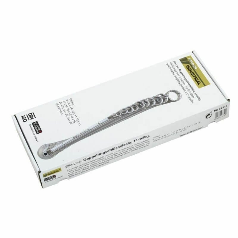 11 dalių žiedinių raktų rinkinys PROXXON Slimline 6-32mm 1 11 dalių žiedinių raktų rinkinys PROXXON Slimline 6-32mm 1