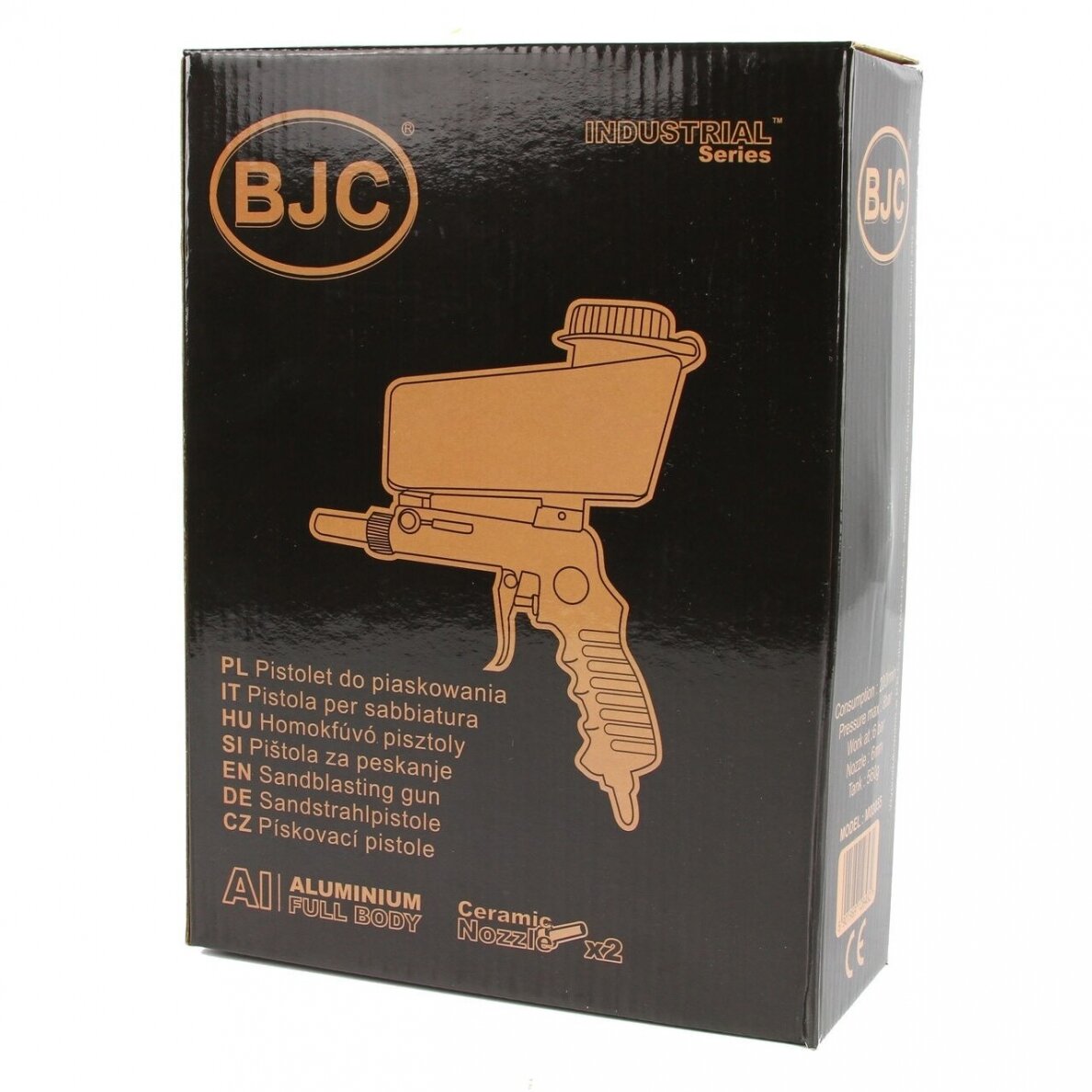 Smėliavimo pistoletas su viršutiniu bakeliu, 6mm BJC M03055 9 Smėliavimo pistoletas su viršutiniu bakeliu, 6mm BJC M03055 9
