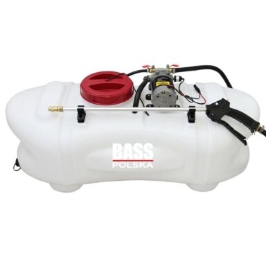Akumuliatorinis 12V purkštuvas montuojamas ant mini traktoriuko ar keturračio 60L Akumuliatorinis 12V purkštuvas montuojamas ant mini traktoriuko ar keturračio 60L