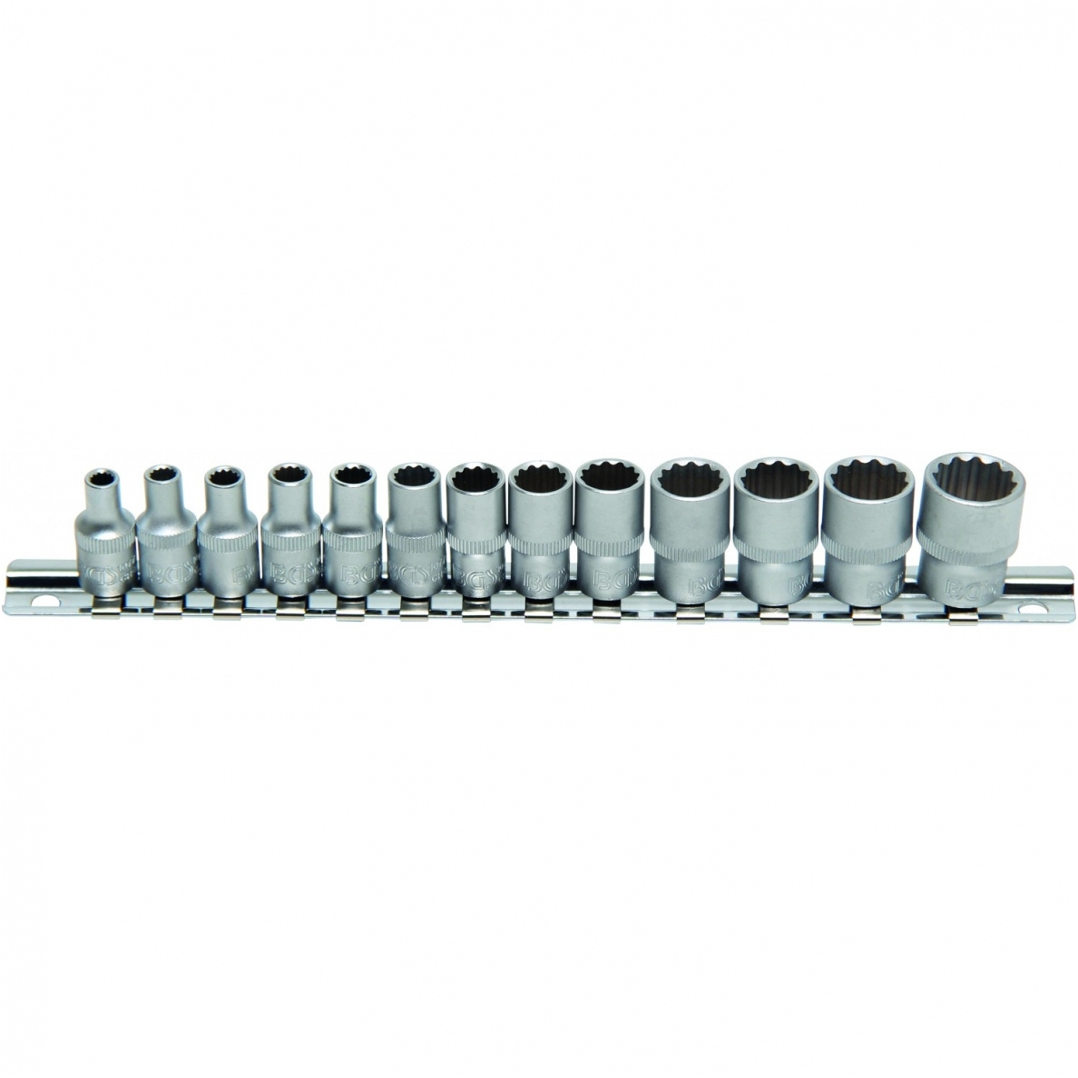 12-kampių galvučių rinkinys 1/4", 4-14 mm, 13 vnt. 12-kampių galvučių rinkinys 1/4", 4-14 mm, 13 vnt.