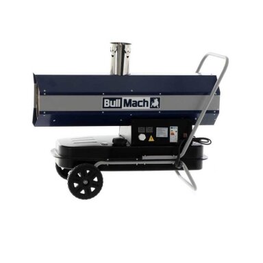 30 kW dyzelinis šildytuvas su kaminu(Netiesioginis degimas) ir termostatu – BullMach 30 kW dyzelinis šildytuvas su kaminu(Netiesioginis degimas) ir termostatu – BullMach