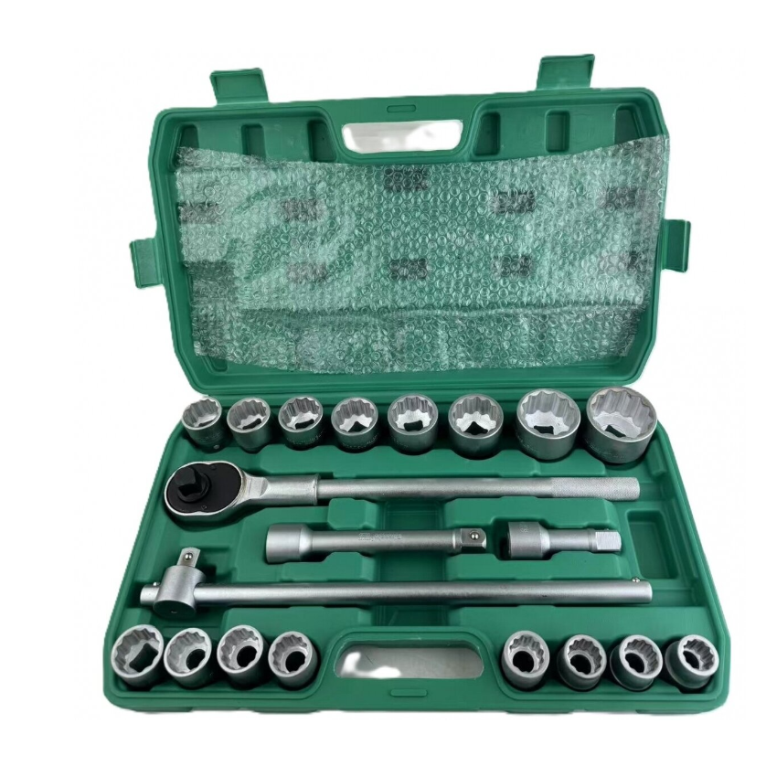 3/4" Galvučių rinkinys 21vnt. 12-kampės 19-50mm CHANGLU TOOLS