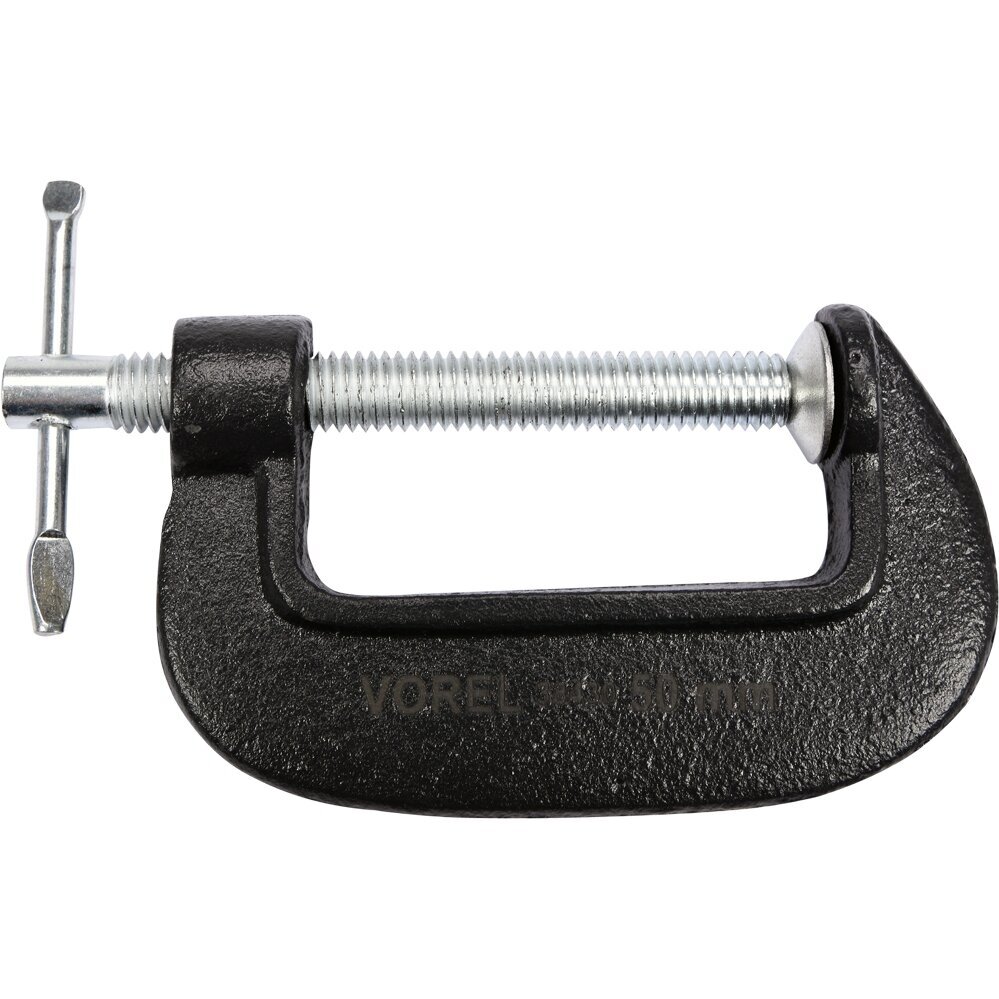 Spaustuvas C tipo su varžtu nuo 50mm iki 250mm 1 Spaustuvas C tipo su varžtu nuo 50mm iki 250mm 1