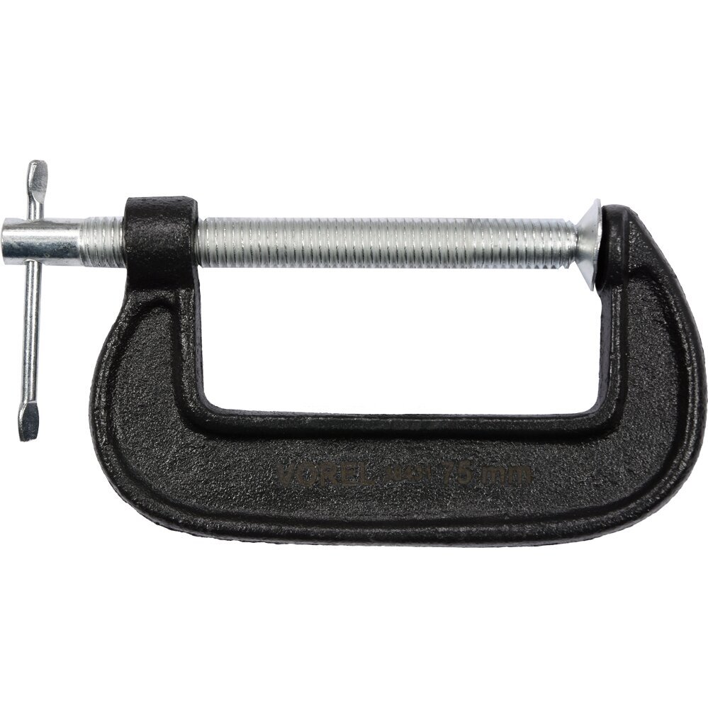 Spaustuvas C tipo su varžtu nuo 50mm iki 250mm 2 Spaustuvas C tipo su varžtu nuo 50mm iki 250mm 2