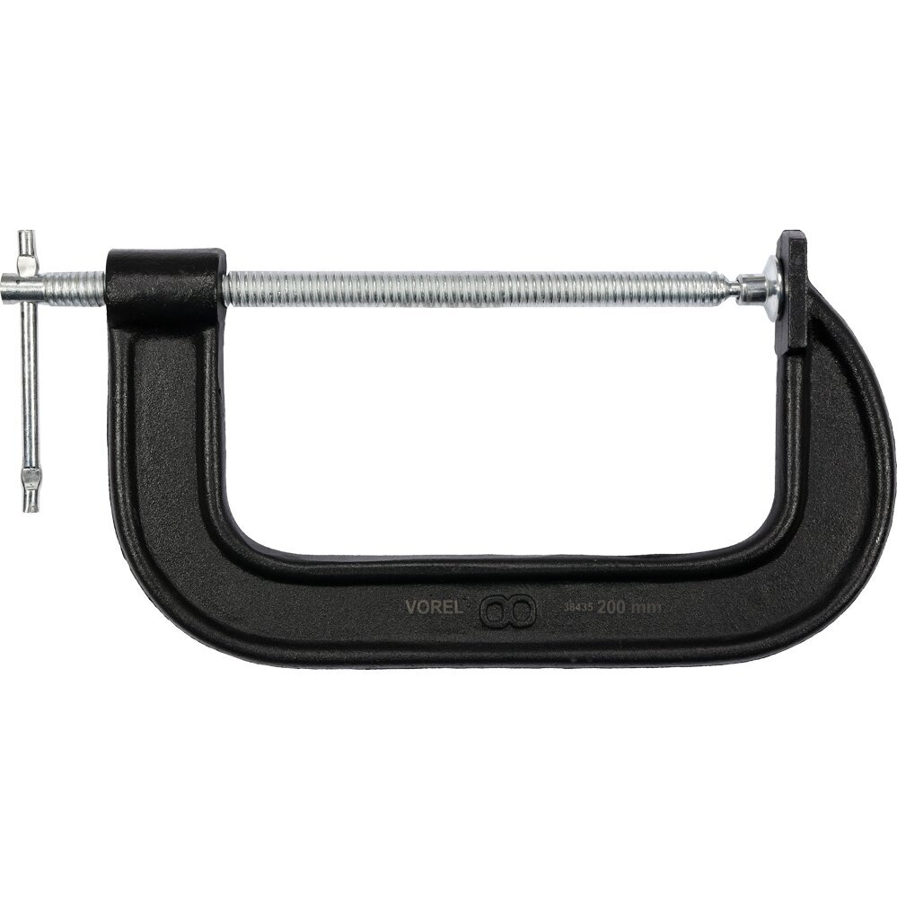 Spaustuvas C tipo su varžtu nuo 50mm iki 250mm 6 Spaustuvas C tipo su varžtu nuo 50mm iki 250mm 6