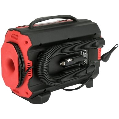 3-in-1 automobilinis kompresorius | 12 V / 230 V | LED | su oro siurbliu ir pūtimo funkcija YATO 8 3-in-1 automobilinis kompresorius | 12 V / 230 V | LED | su oro siurbliu ir pūtimo funkcija YATO 8