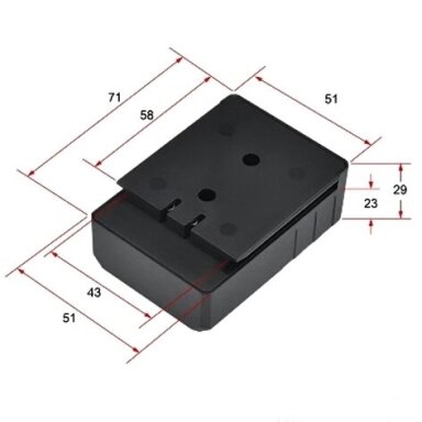 4D serijos savaime išsilyginančio lazerio baterija 2400Mah YT-30416 YATO