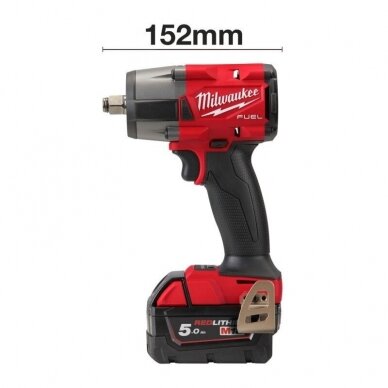 Akumuliatorinis smūginis veržliasukis MILWAUKEE M18 4