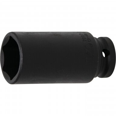 Galvutė smūginė šešiakampė ilga 1/2" 27mm BGS-Technic