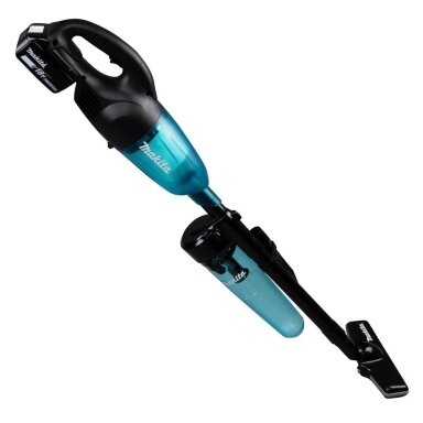 Makita DCL180SFCB Akumuliatorinis dulkių siurblys su 18V 3,0Ah akumuliatoriumi ir krovikliu LXT, 42mbar Makita DCL180SFCB Akumuliatorinis dulkių siurblys su 18V 3,0Ah akumuliatoriumi ir krovikliu LXT, 42mbar