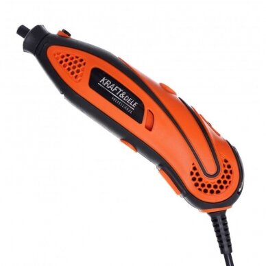 Mini šlifuoklis su priedais 270W, 210 vnt. Kraftdele 6 Mini šlifuoklis su priedais 270W, 210 vnt. Kraftdele 6