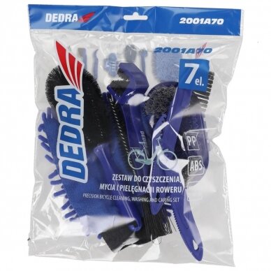 Ratlankių plovimo šepečių rinkinys DEDRA 2001A70 1