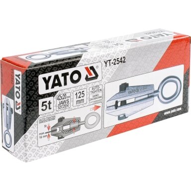 Spaustuvas automobilių kėbulų suvedimui, viena traukimo kryptis iki 5t YATO YT-2542