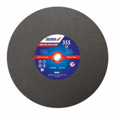 Abrazyvinis pjovimo diskas metalui 355x3,2x25,4mm