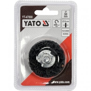Abrazyvinis šlifavimo diskas, juodas Ø50mm YATO 2