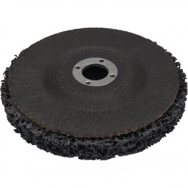 Abrazyvinis šlifavimo diskas metalui juodas (rudims ir dažams nuimti) 125x22,2mm YATO 1