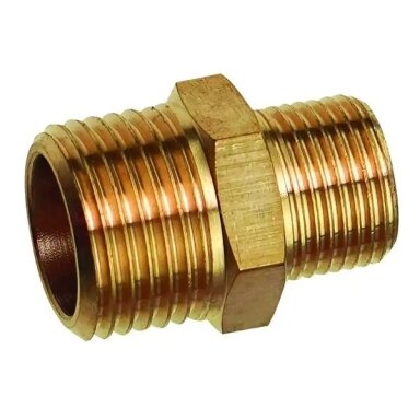 Adapteris - perėjimas pneumatikai 3/8"M-1/2"M Pansam A535332 Adapteris - perėjimas pneumatikai 3/8"M-1/2"M Pansam A535332