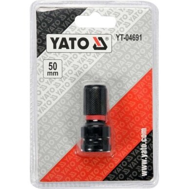 Adapteris smūginis | 12,5 mm (1/2") | 6.3 mm (1/4") (YT-04691) 3