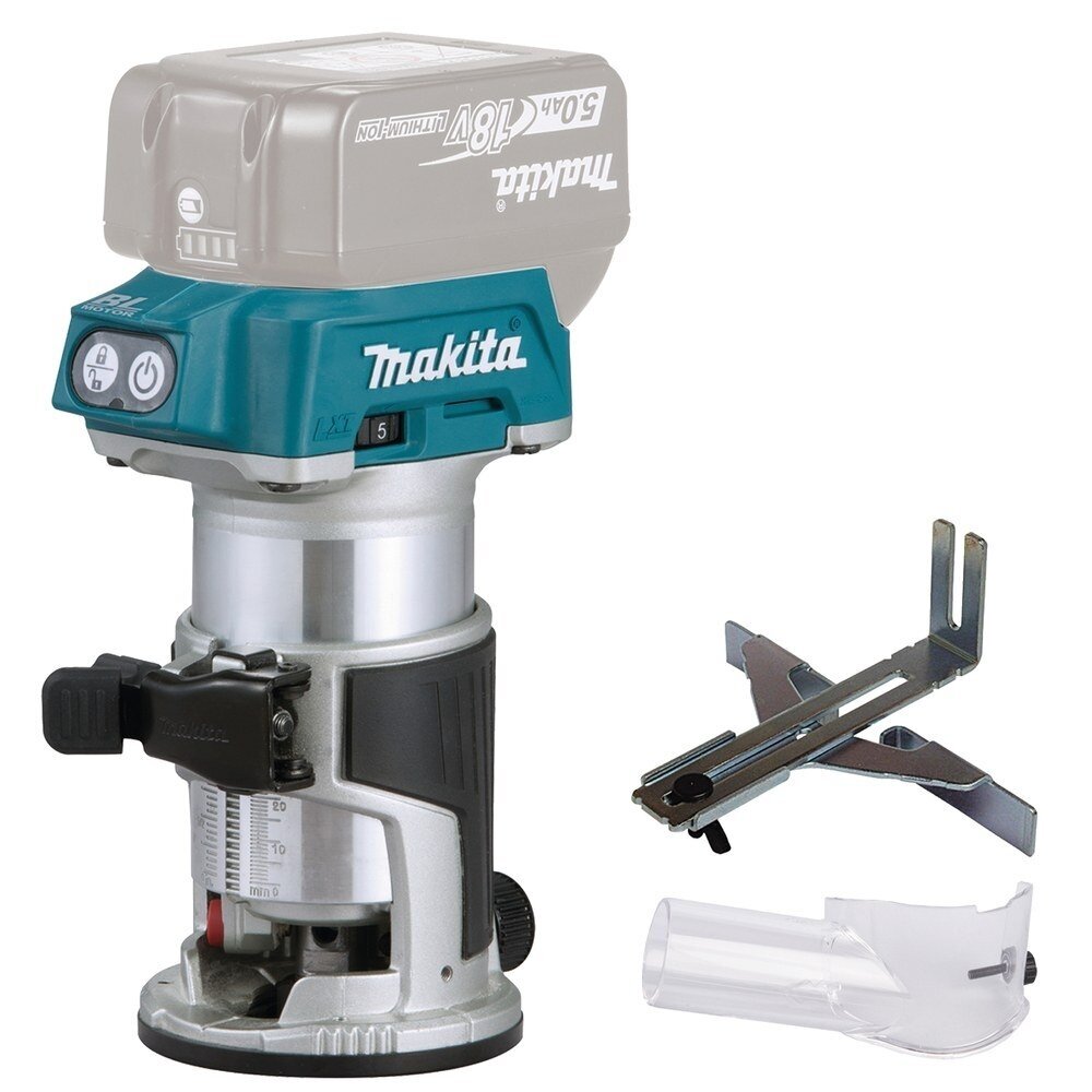 Akumuliatorinė freza Makita DRT50ZJX5 2 Akumuliatorinė freza Makita DRT50ZJX5 2