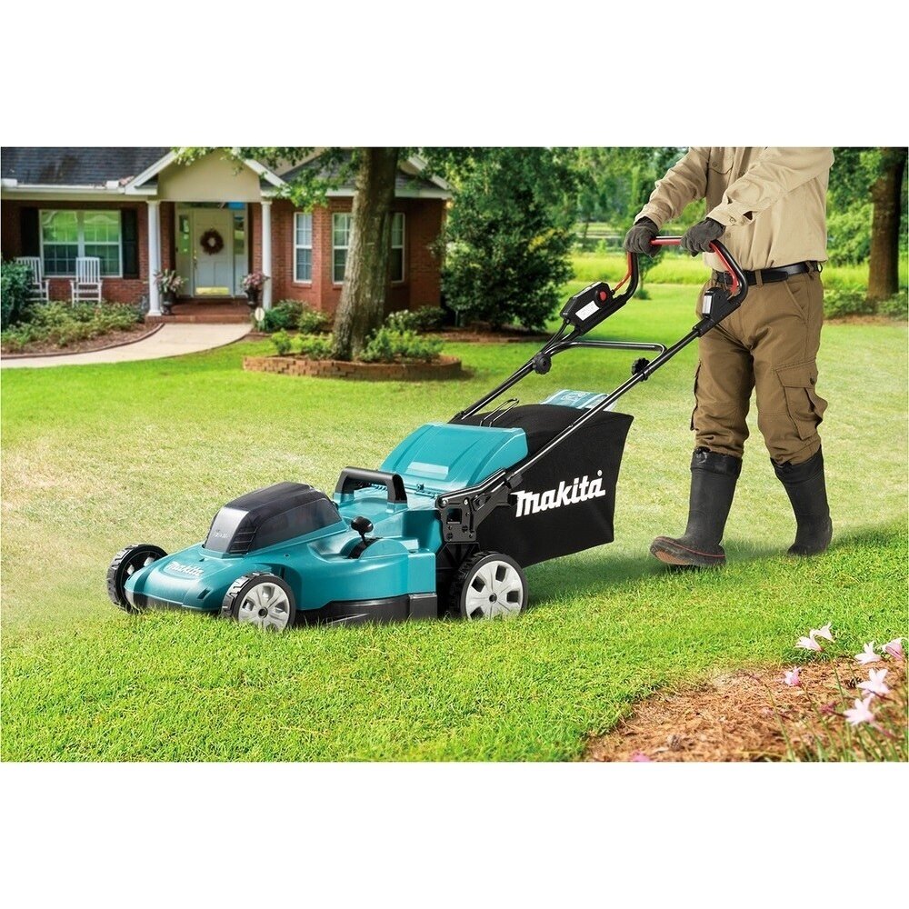 Akumuliatorinė vejapjovė Makita DLM538Z 530mm 36V=2x18V 2 Akumuliatorinė vejapjovė Makita DLM538Z 530mm 36V=2x18V 2