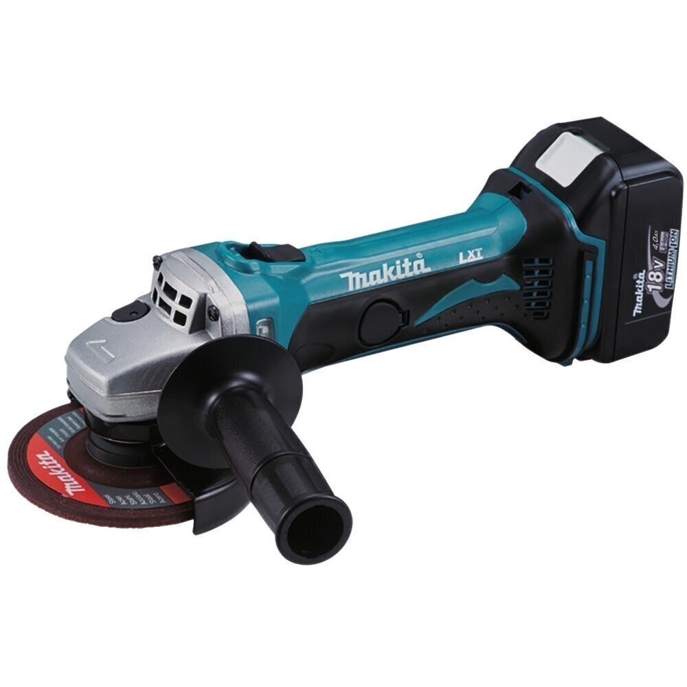 Akumuliatorinis kampinis šlifuoklis 18V Li-ion (115mm) Makita DGA452Z 1