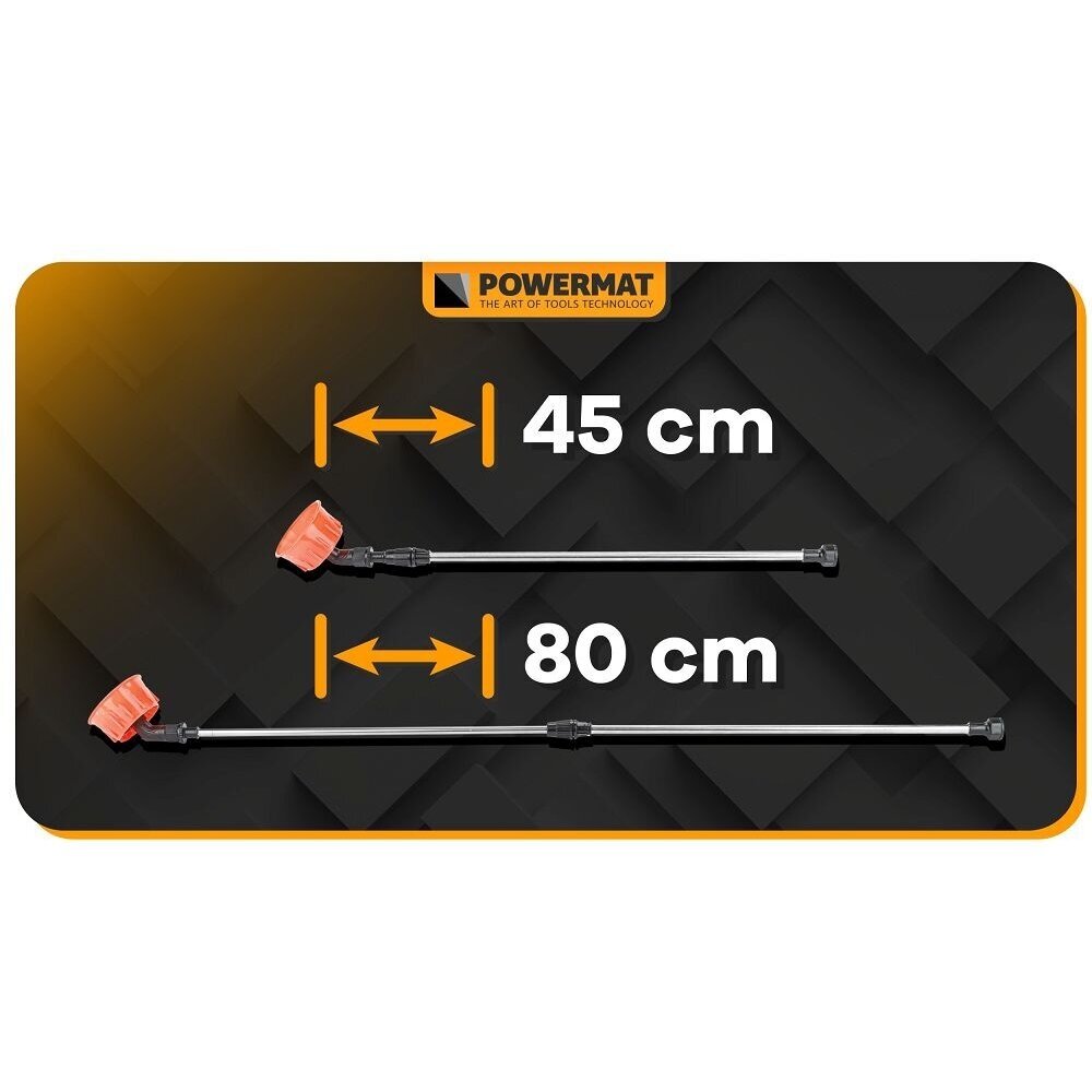 Akumuliatorinis purkštuvas 16l Powermat PM-OA-16K 11