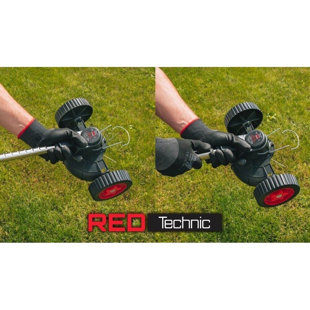 Akumuliatorinis trimeris su 2x2.0Ah baterijomis REDTECHNIC 10 Akumuliatorinis trimeris su 2x2.0Ah baterijomis REDTECHNIC 10