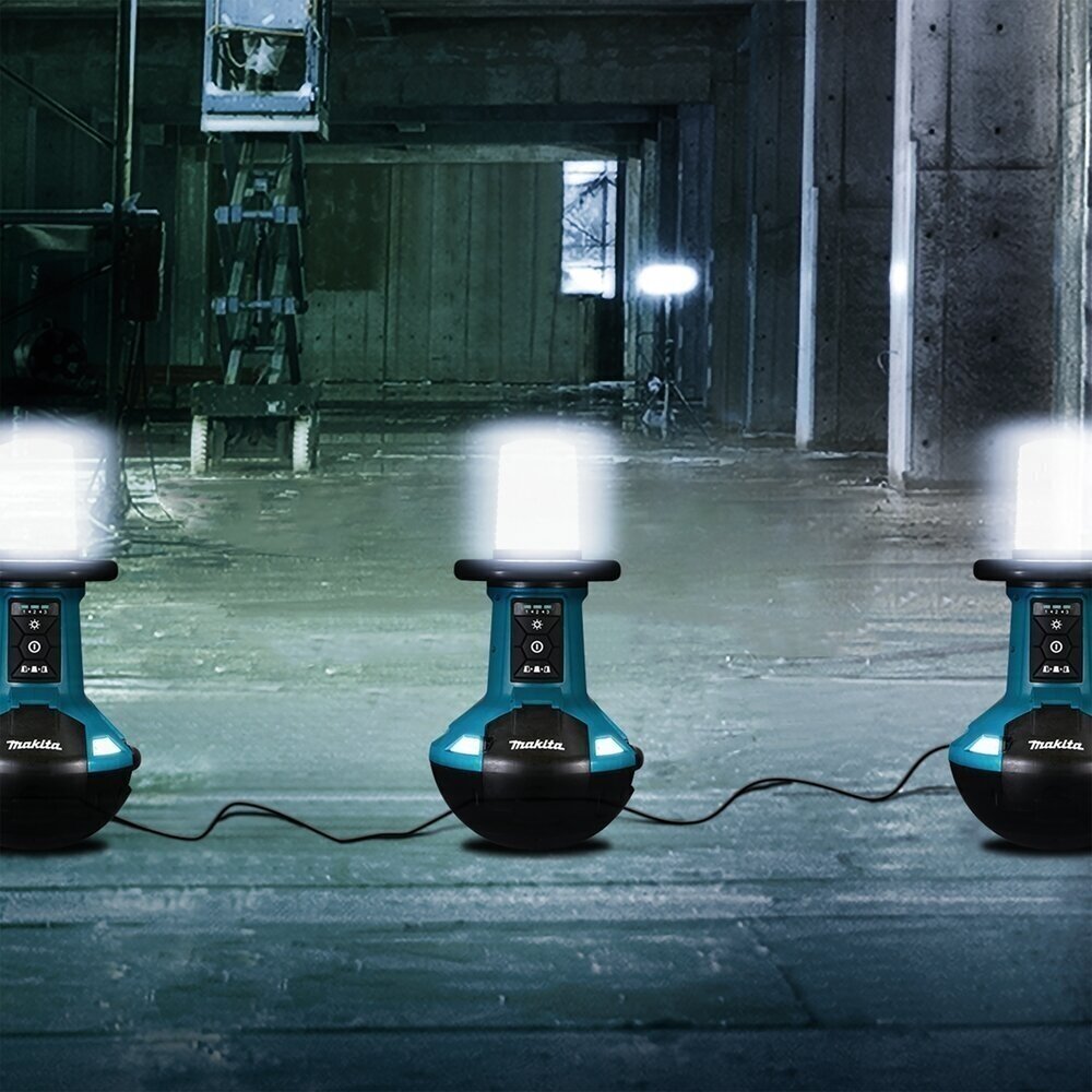 Akumuliatorinis vertikalus darbinis žibintas Makita DML810 14,4/18V/230V 7 Akumuliatorinis vertikalus darbinis žibintas Makita DML810 14,4/18V/230V 7