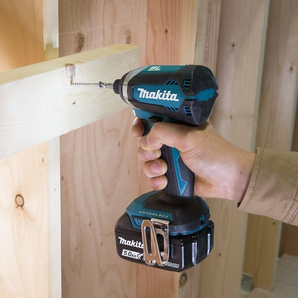Akumuliatorinių bešepetėlių įrankių komplektas DDF485Z + DTD153Z, 2X5,0Ah, MAKITA DLX2289TJ 6