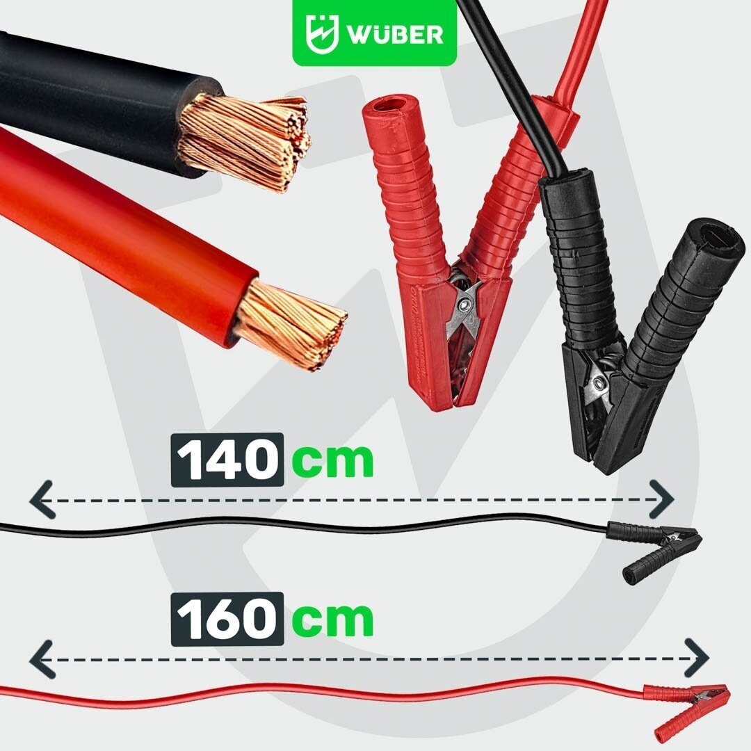 Akumuliatoriaus įkroviklis 63A su paleidimo funkcija START 700A, 12/24V WUBER 8 Akumuliatoriaus įkroviklis 63A su paleidimo funkcija START 700A, 12/24V WUBER 8