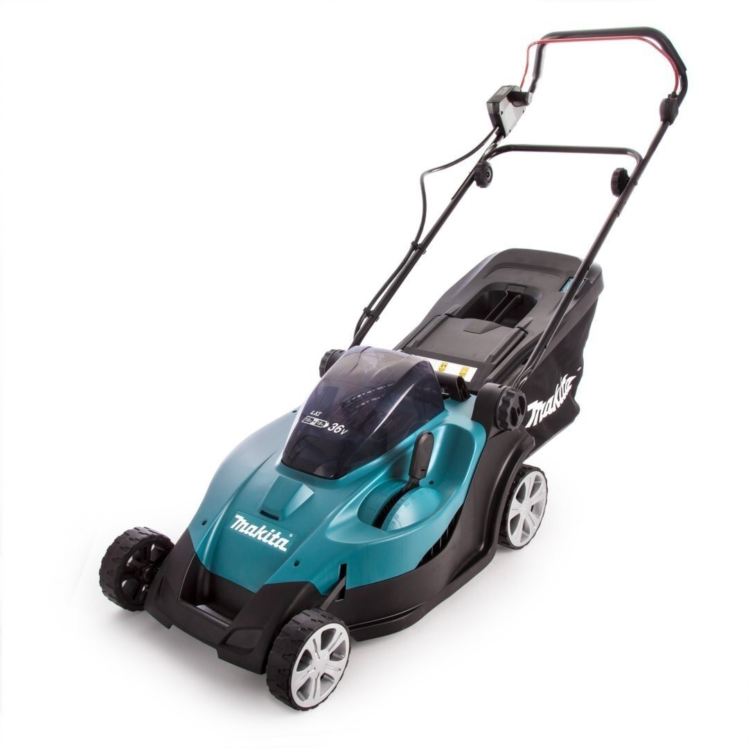 Akumuliatorinė vejapjovė Makita DLM382PG2 36V 2x6,0Ah, GREITASIS dvigubas kroviklis 2 Akumuliatorinė vejapjovė Makita DLM382PG2 36V 2x6,0Ah, GREITASIS dvigubas kroviklis 2