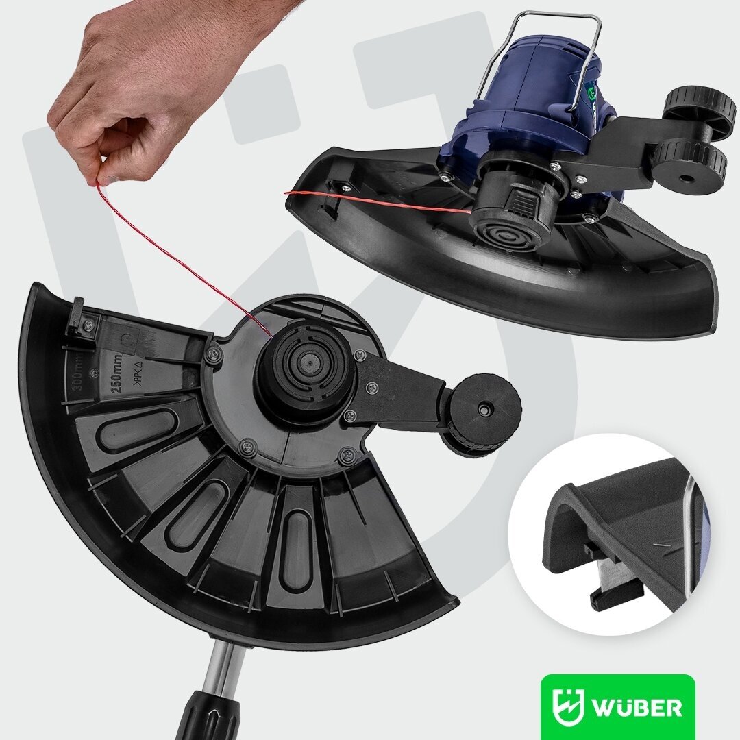 Akumuliatorinis trimeris Wuber W04003 – 20V 2.0Ah Share+System su 3 galvutėmis 2 Akumuliatorinis trimeris Wuber W04003 – 20V 2.0Ah Share+System su 3 galvutėmis 2