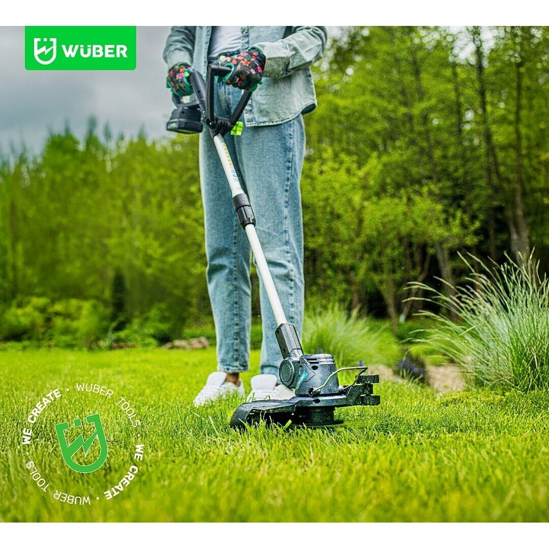 Akumuliatorinis trimeris Wuber W04003 – 20V 2.0Ah Share+System su 3 galvutėmis 12