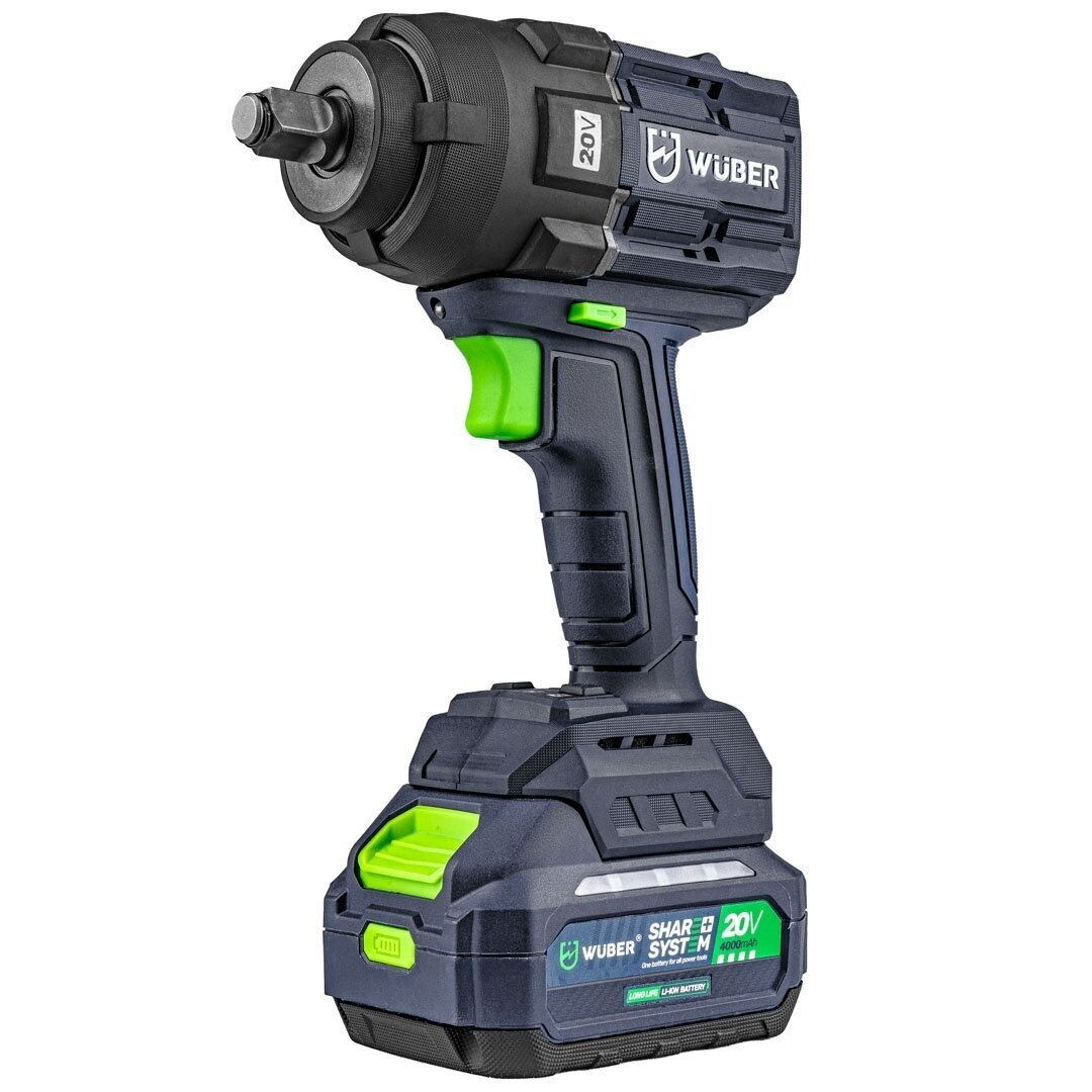 Akumuliatorinis smūginis veržliasukis 20V, 1000Nm, 1/2 " WUBER W04603 2