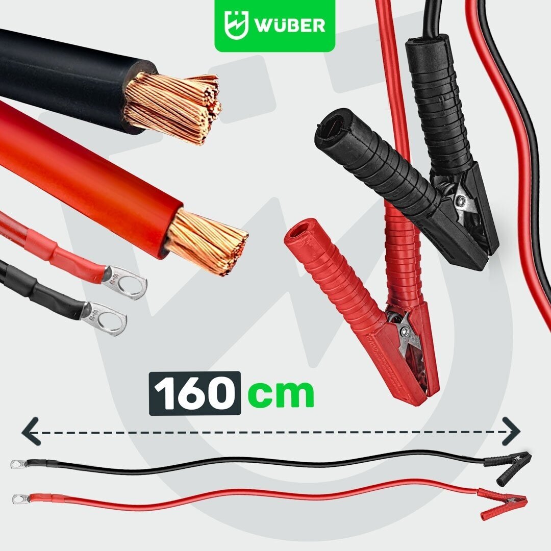 Akumuliatorių kroviklis su paleidimu (BOOST-START) 40A 12V/24V WUBER W14005 6 Akumuliatorių kroviklis su paleidimu (BOOST-START) 40A 12V/24V WUBER W14005 6