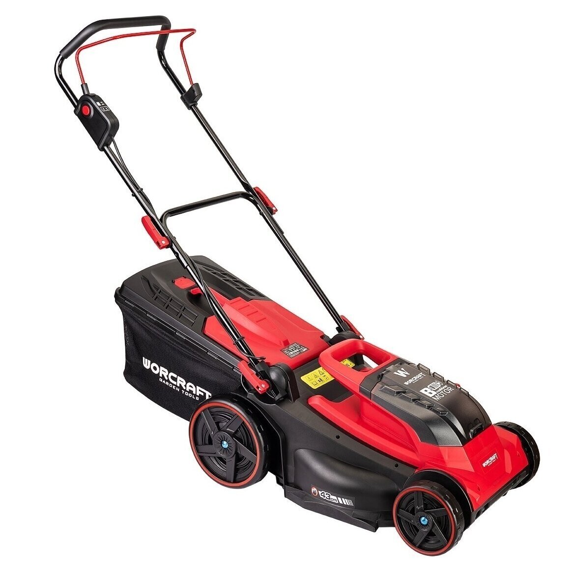 Akumuliatorinė žoliapjovė Worcraft CLMS40LiBL – 40V, 430 mm, bešepetėlis variklis 2 Akumuliatorinė žoliapjovė Worcraft CLMS40LiBL – 40V, 430 mm, bešepetėlis variklis 2