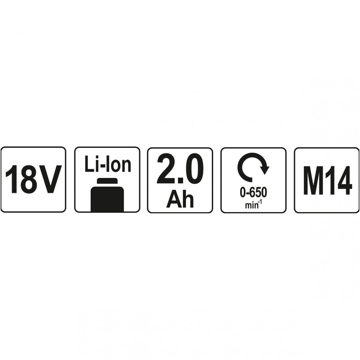 Akumuliatorinis maišytuvas YATO 18V - 1x2,0Ah 4