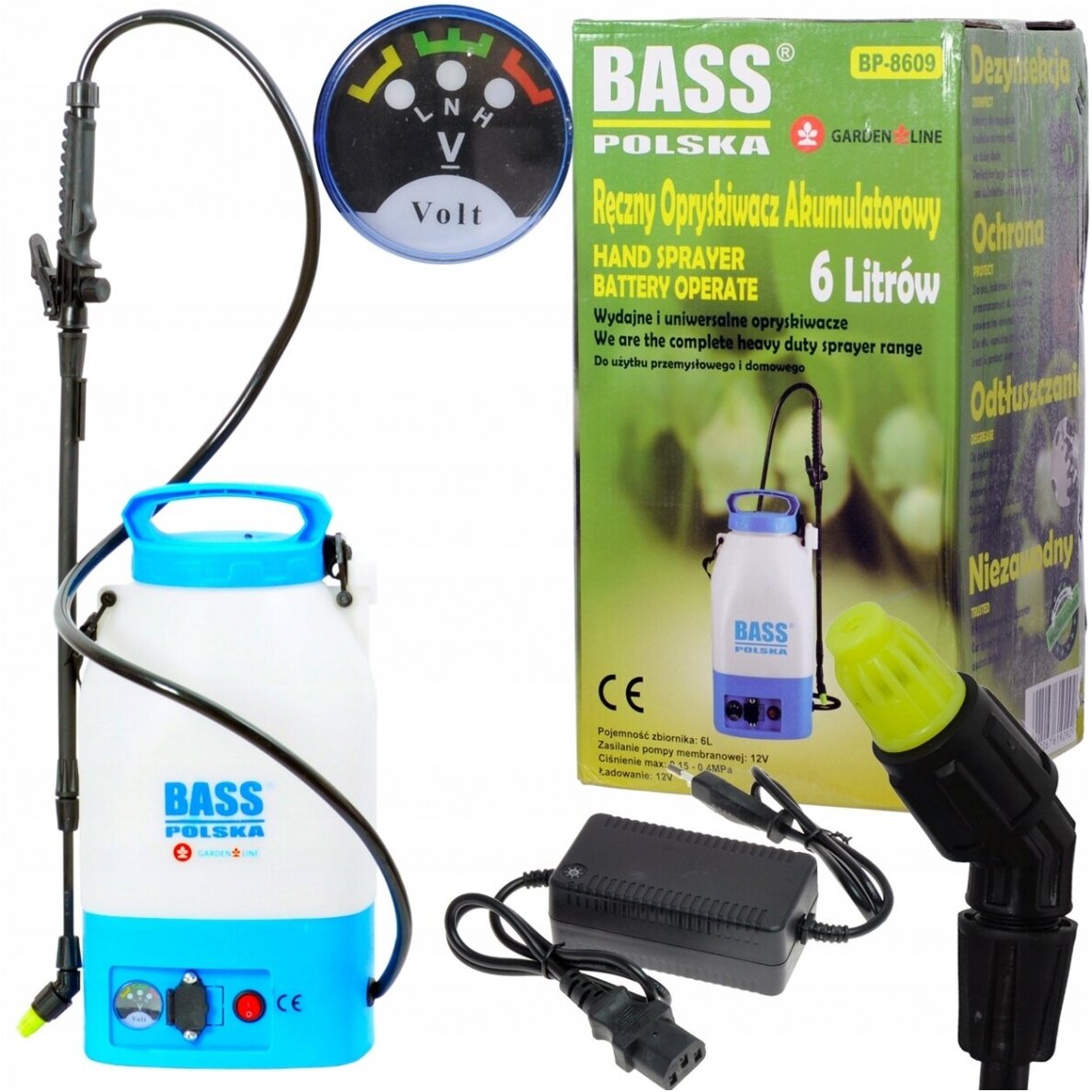 Akumuliatorinis purkštuvas 6L BASS Akumuliatorinis purkštuvas 6L BASS