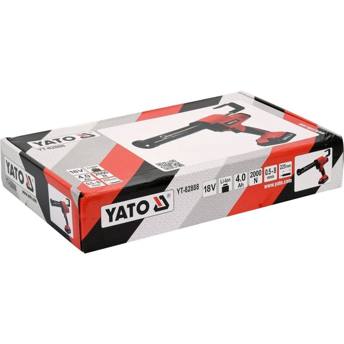 Akumuliatorinis silikono pistoletas YATO YT-82888 18V 4Ah 3