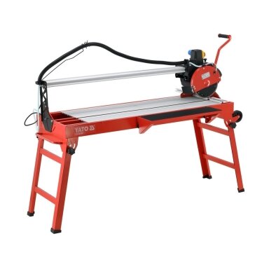 Akmens ar betono pjovimo staklės su kreiptuvu ir lazerine rodykle 1500W (1200 mm) YATO YT-821597 Akmens ar betono pjovimo staklės su kreiptuvu ir lazerine rodykle 1500W (1200 mm) YATO YT-821597