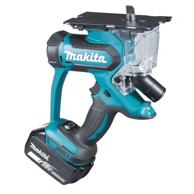 Akumuliatorinė freza gipso kartonui Makita DSD180Z, 18V Li-ion Akumuliatorinė freza gipso kartonui Makita DSD180Z, 18V Li-ion