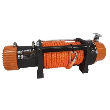 Akumuliatorinė gervė BJC 12000 LBS 12V SINTETINIS LYNAS Akumuliatorinė gervė BJC 12000 LBS 12V SINTETINIS LYNAS