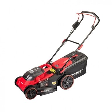 Akumuliatorinė žoliapjovė Worcraft CLMS40LiBL – 40V, 430 mm, bešepetėlis variklis Akumuliatorinė žoliapjovė Worcraft CLMS40LiBL – 40V, 430 mm, bešepetėlis variklis