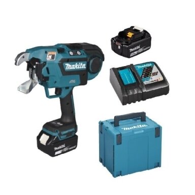 Akumuliatorinis armatūros rišiklis 18V 2x5Ah Makita DTR181RTJ Akumuliatorinis armatūros rišiklis 18V 2x5Ah Makita DTR181RTJ