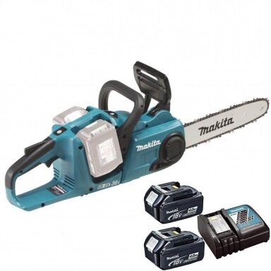 Akumuliatorinis grandininis pjūklas Makita DUC303RTE 36V 2x18V 2x5,0Ah