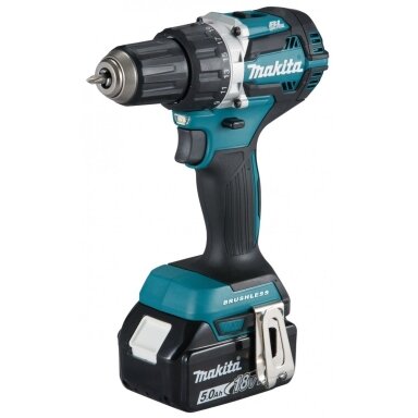 Akumuliatorinis gręžtuvas 18 V, 2x 5,0 Ah Li-ion Makita DDF484RTJ Akumuliatorinis gręžtuvas 18 V, 2x 5,0 Ah Li-ion Makita DDF484RTJ