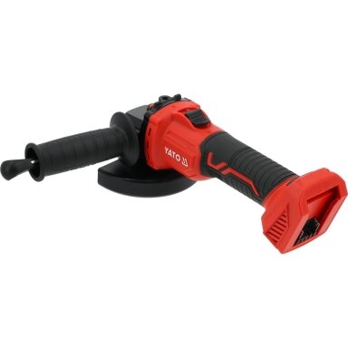 Akumuliatorinis kampinis šlifuoklis be baterijos | 18V | 125 mm YATO Akumuliatorinis kampinis šlifuoklis be baterijos | 18V | 125 mm YATO