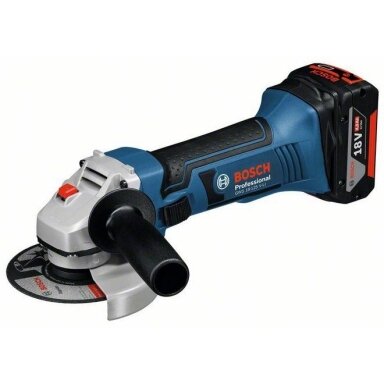Akumuliatorinis kampinis šlifuoklis BOSCH GWS 18-125 V-Li