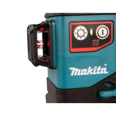 Akumuliatorinis lazerinis nivelyras Makita SK700D, 360°, raudonas