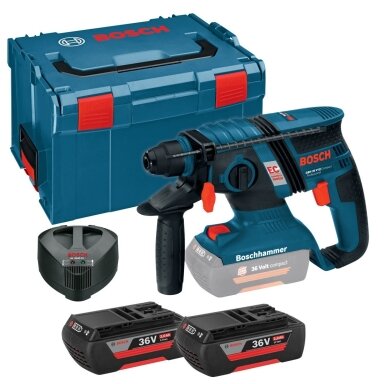 Akumuliatorinis perforatorius BOSCH GBH 36 V-EC COMPACT PROFESSIONAL Akumuliatorinis perforatorius BOSCH GBH 36 V-EC COMPACT PROFESSIONAL